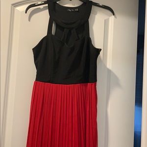 Maxi dress with two slits